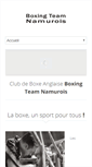 Mobile Screenshot of boxingteam.be